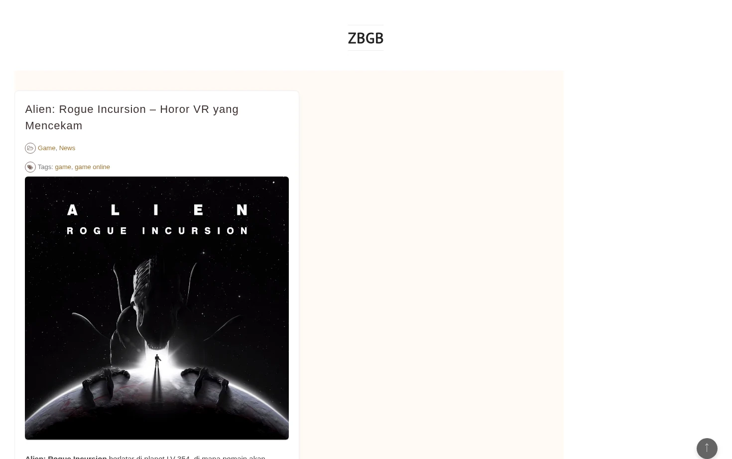 ZBGB 页面快照